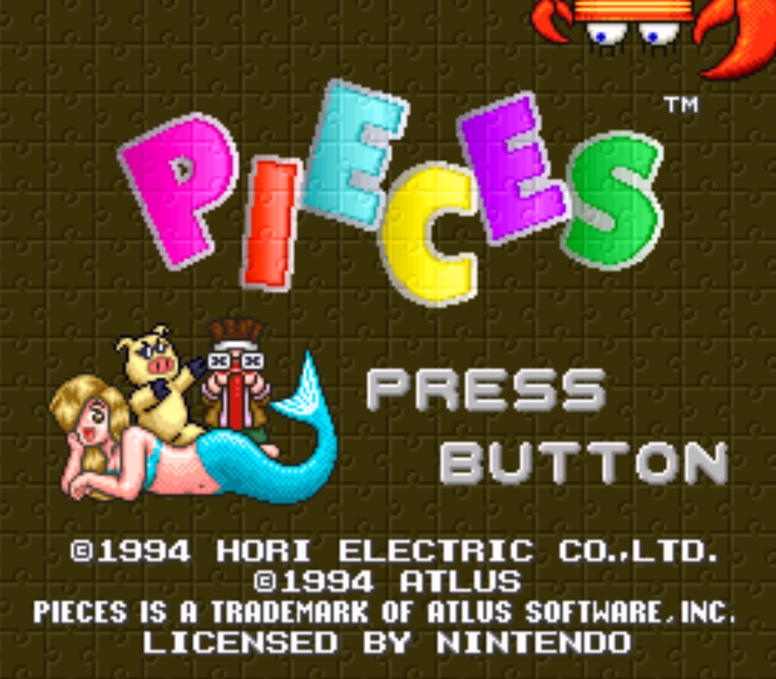 Pieces Title Screen